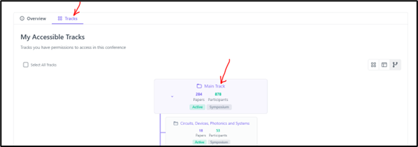 My Accessible Tracks – select your track